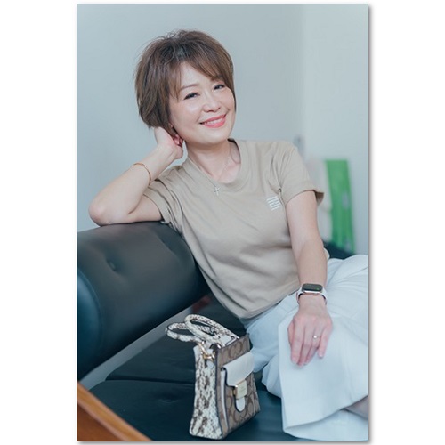 厚磅刺繡短T-石虎棕