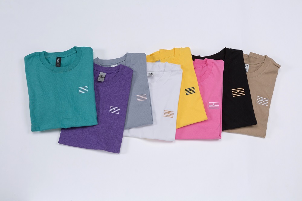 厚磅刺繡短T-鵝鑾白