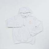 長袖帽T-經典白(金logo)